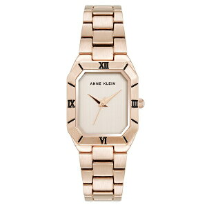 ANC fB[X rv ANZT[ Women's Quartz Roman Numeral Bezel Rose Gold-Tone Alloy Metal Watch, 23mm Rose Gold-Tone