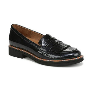 i`CU[ fB[X Xb|E[t@[ V[Y Women's Pacey Tailored Penny Loafers Navy Patent Faux Leather