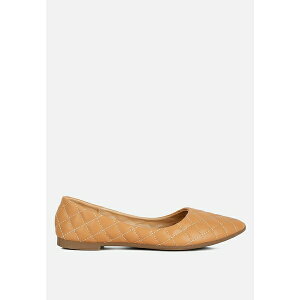 hO fB[X T_ V[Y Rikhani Quilted Detail Ballet Flats Women Light beige