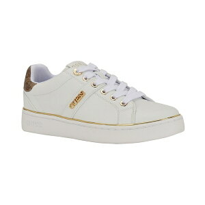 QX fB[X Xj[J[ V[Y Women's Britz Low Profile Lace-Up Sneakers White