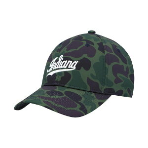 AfB_X Y Xq ANZT[ Men's Camo Indiana Hoosiers Military-Inspired Appreciation Slouch Adjustable Hat Camo