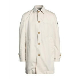 【送料無料】 アクアスキュータム メンズ ジャケット＆ブルゾン アウター Overcoats Ivory