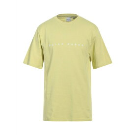【送料無料】 デイリー・ペーパー メンズ Tシャツ トップス T-shirts Acid green
