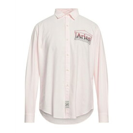 【送料無料】 アリーズ メンズ シャツ トップス Shirts Pink