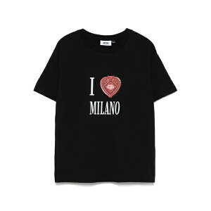 �W�[�V�[�f�B�[�G�X �����Y T�V���c �g�b�v�X X polly pocket milano t-shirt Black