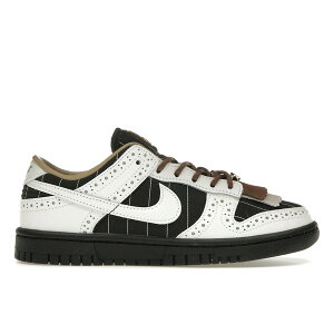 Nike �i�C�L ���f�B�[�X �X�j�[�J�[ �yNike Dunk Low LX Brogue Pinstripe (Women's)�z �T�C�Y US_W_14.5 Black/Summit White-Black-Summit White-Cacao Wow