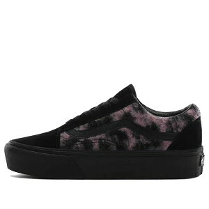 Vans �o���Y �����Y �X�j�[�J�[ �yVans MIX LEOPARD OLD SKOOL PLATFORM Black/Purple Pink VN0A3B3UTRE�z �T�C�Y US_6.5(24.5cm)