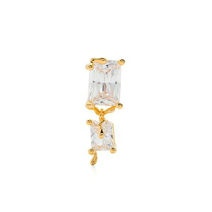 �}���A �u���b�N ���f�B�[�X �s�A�X���C�������O �A�N�Z�T���[ Roppongi drop earring Gold