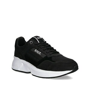 �o���A�[�� �����Y �X�j�[�J�[ �V���[�Y Brand luxe lace-up panelled sneakers Black