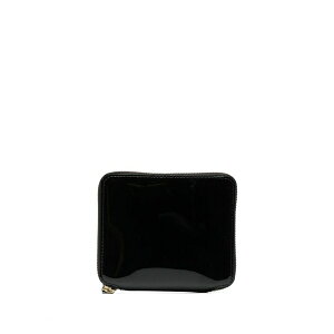 �R���f�M�����\�� �����Y ���z �A�N�Z�T���[ Inside-printed patent-leather wallet Black