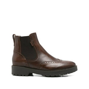 �l�� �W�����f�B�[�j ���f�B�[�X �u�[�c �V���[�Y Elastic-panel leather boots Brown