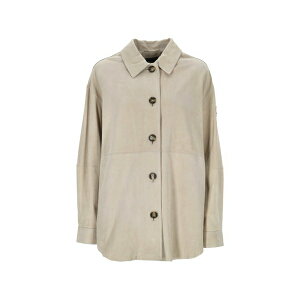 �s���[�e���[ ���f�B�[�X �W���P�b�g���u���]�� �A�E�^�[ Buttoned leather jacket Neutrals