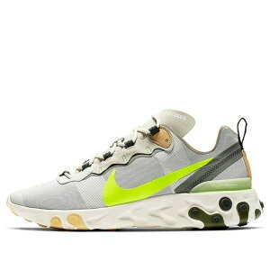 Nike �i�C�L �����Y �X�j�[�J�[ �yNike React Element 55 'Cargo Volt' BQ6166-009�z �T�C�Y US_M_3.5