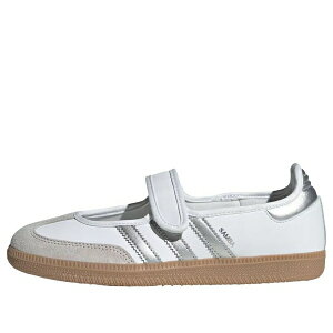 adidas �A�f�B�_�X ���f�B�[�X �X�j�[�J�[ �y(WMNS) adidas Samba Jane 'White Silver Metallic' KJ3785�z �T�C�Y US_7(24.0cm)
