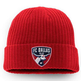 ファナティクス メンズ 帽子 アクセサリー FC Dallas Fanatics Core Cuffed Knit Hat Red