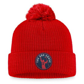 ファナティクス メンズ 帽子 アクセサリー Alexander Ovechkin Washington Capitals Fanatics 802 Career Goals Cuffed Knit Hat With Pom Red