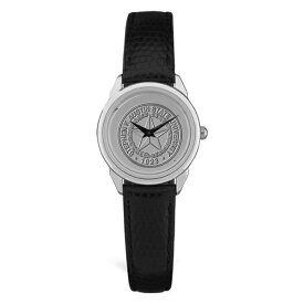 ジャーディン レディース 腕時計 アクセサリー Stephen F Austin Lumberjacks Women's Shield Logo Medallion Leather Wristwatch Black