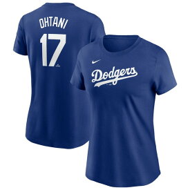 ナイキ レディース Tシャツ トップス Shohei Ohtani Los Angeles Dodgers Nike Women's 2024 Fuse Name & Number T Shirt???Royal