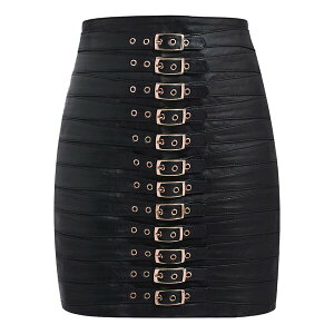 �}�m�[�L ���f�B�[�X �X�J�[�g �{�g���X Dita mini skirt Black