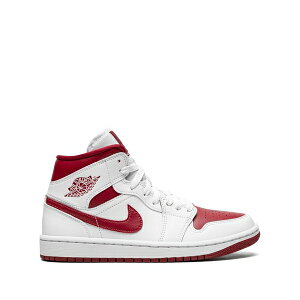 �W���[�_�� ���f�B�[�X �X�j�[�J�[ �V���[�Y Air jordan 1 mid reverse chicago sneakers White