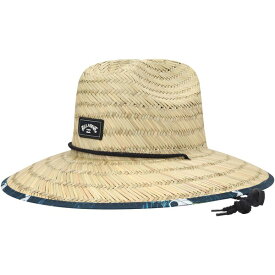 ビラボン メンズ 帽子 アクセサリー Billabong Tides Print Straw Hat Natural