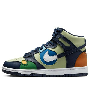 Nike �i�C�L ���f�B�[�X �X�j�[�J�[ Pistachio/Midnight Navy/Green-Blue-Yellow �y(WMNS) Nike Dunk High 'See Through' DQ7575-300�z �T�C�Y US_W_10