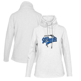 レベルウェア レディース パーカー・スウェットシャツ アウター Orlando Magic Levelwear Women's Loop Retro Pullover Hoodie White