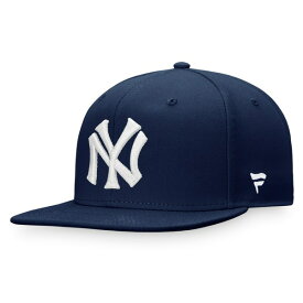 ファナティクス メンズ 帽子 アクセサリー New York Yankees Fanatics Cooperstown Collection Core Snapback Hat Navy