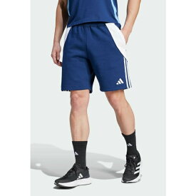 アディダス メンズ バスケットボール スポーツ TIRO 24 - Sports shorts - team navy blue white