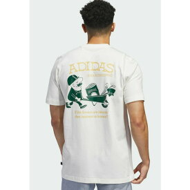 アディダス メンズ バスケットボール スポーツ M GROUNDSKEEP - Print T-shirt - off white