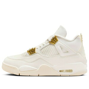 Jordan �W���[�_�� ���f�B�[�X �X�j�[�J�[ �y(WMNS) Air Jordan 4 Retro 'Metallic Gold' AQ9129-170�z �T�C�Y US_6(23.0cm)