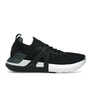Under Armour A_[A[}[ Y Xj[J[ yUnder Armour Project Rock 4 Blackz TCY US_9.5(27.5cm) Black/White