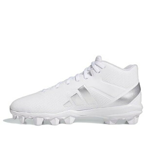 adidas �A�f�B�_�X �����Y �X�j�[�J�[ �yadidas Adizero Impact.2 Molded 'White Silver Metallic' IF5103�z �T�C�Y US_11.5(29.5cm)