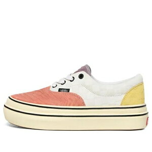 Vans �o���Y �����Y �X�j�[�J�[ �yVans Mixed Media Super Comfycush Era 'Yellow White Pink' VN0A4U1D26A�z �T�C�Y US_8.5(26.5cm)