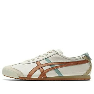 Onitsuka Tiger �I�j�c�J�^�C�K�[ �����Y �X�j�[�J�[ �yOnitsuka Tiger Mexico 66 'White Brown' 1183A201-116�z �T�C�Y US_5(23.0cm)