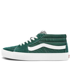 Vans �o���Y �����Y �X�j�[�J�[ �yVans Sk8-Mid Classic Mid-Top Casual Skate Shoes Unisex Green VN0A3WM322K�z �T�C�Y US_M_4.5