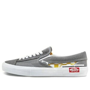 Vans �o���Y �����Y �X�j�[�J�[ �yVans Slip-On CAP 'Checkerboard - Pewter Mango Mojito' VN0A3WM5V0D�z �T�C�Y US_8.5(26.5cm)