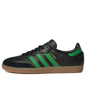 adidas �A�f�B�_�X �����Y �X�j�[�J�[ �yadidas Samba Austin FC Shoes 'Black Real Green' HQ7035�z �T�C�Y US_8.5(26.5cm)