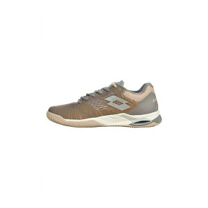 ���b�g �����Y �t�B�b�g�l�X �X�|�[�c MIRAGE 100 II - Clay court tennis shoes - cool gray u silver metal irish beige