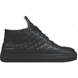 Filling Pieces フィリングピース メンズ スニーカー 【Filling Pieces Quilted RF-Mid】 サイズ US_11.5(29.5cm) Ronnie Fieg Black