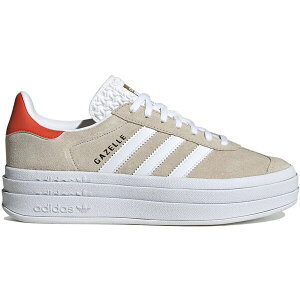 adidas �A�f�B�_�X ���f�B�[�X �X�j�[�J�[ �yadidas Gazelle Bold Wonder Beige Collegiate Orange (Womens)�z �T�C�Y US_W_10 Wonder Beige/Cloud White/Collegiate Orange