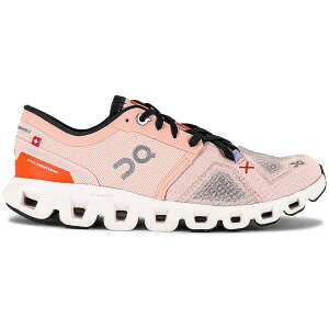 On �I�� ���f�B�[�X �X�j�[�J�[ �yOn Running Cloud X 3 Rose Sand (Women's)�z �T�C�Y US_5(22.0cm) Rose/Sand