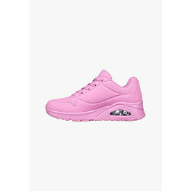 スケッチャーズ スポーツ レディース スニーカー シューズ UNO - Trainers - pink durabuck / mesh