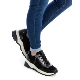 キシタイ レディース スニーカー シューズ Carmela Women's Casual Sneakers By XTI Black