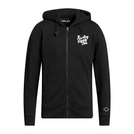 【送料無料】 リプレイ メンズ パーカー・スウェットシャツ アウター Sweatshirts Black