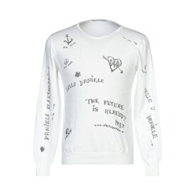 【送料無料】 ダニエレ アレッサンドリー二 メンズ ニット&セーター アウター Sweaters White