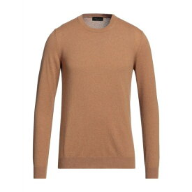 【送料無料】 ロベルトコリーナ メンズ ニット&セーター アウター Sweaters Camel