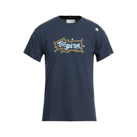 【送料無料】 エディター メンズ Tシャツ トップス T-shirts Midnight blue