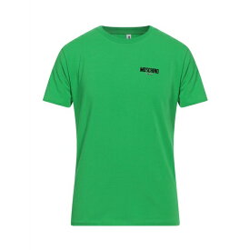 【送料無料】 モスキーノ メンズ Tシャツ トップス T-shirts Green