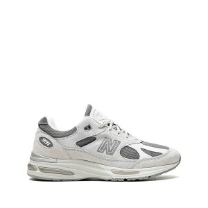 �j���[�o�����X �����Y �X�j�[�J�[ �V���[�Y Made in uk 991v2 sneakers Grey